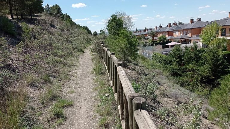 Límite del parque con las viviendas